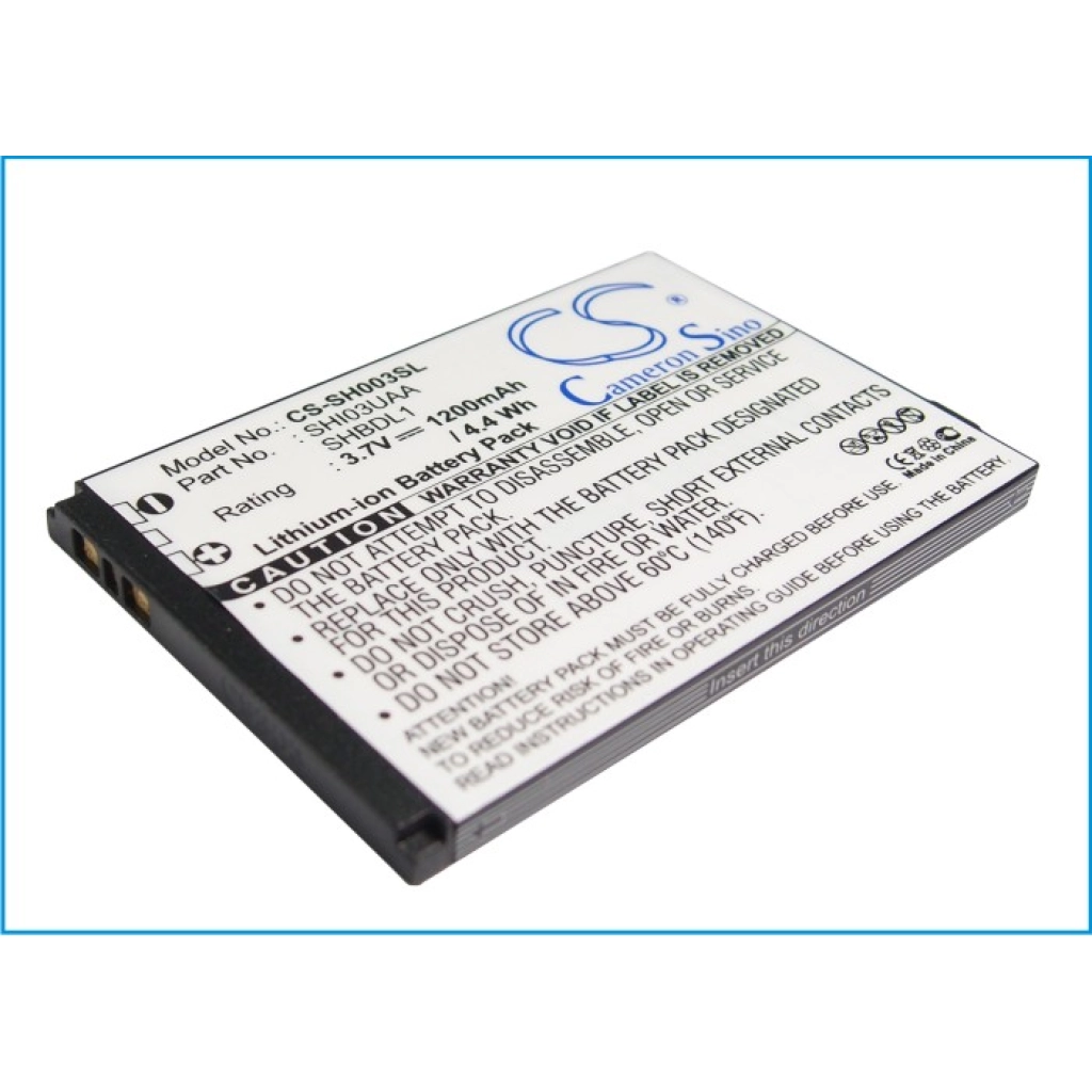 Batería del teléfono móvil Sharp SH8158U