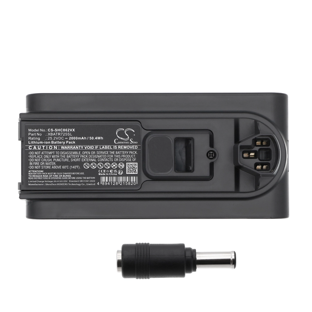 Compatible battery replacement for Shark XBATR725SL