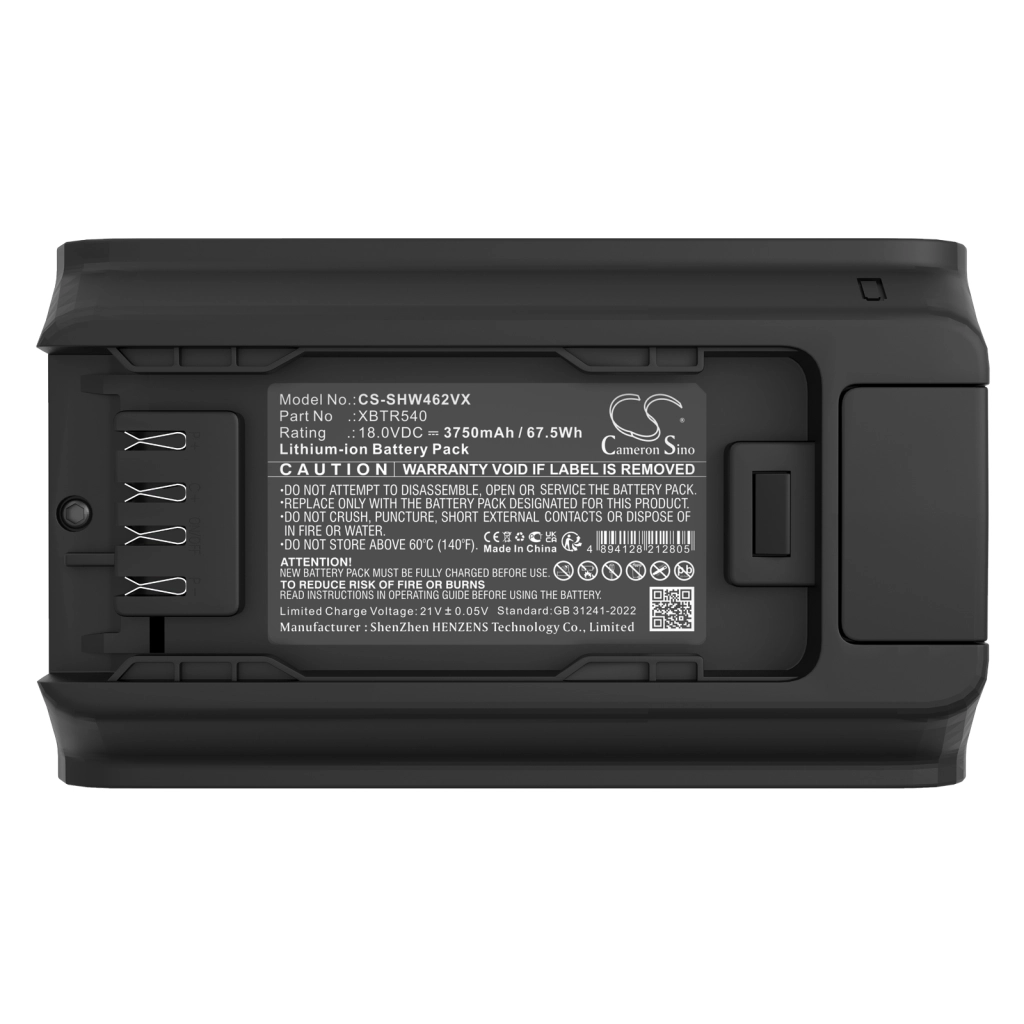 Batería de vacío Shark CS-SHW462VX