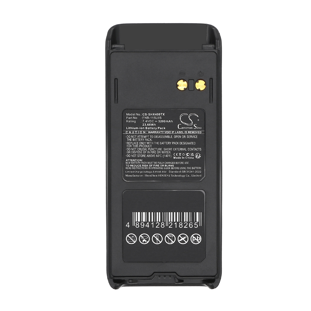 Batería de radio de dos vías Standard Horizon HX400