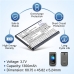 Battery for SPC Jasper 2327N
