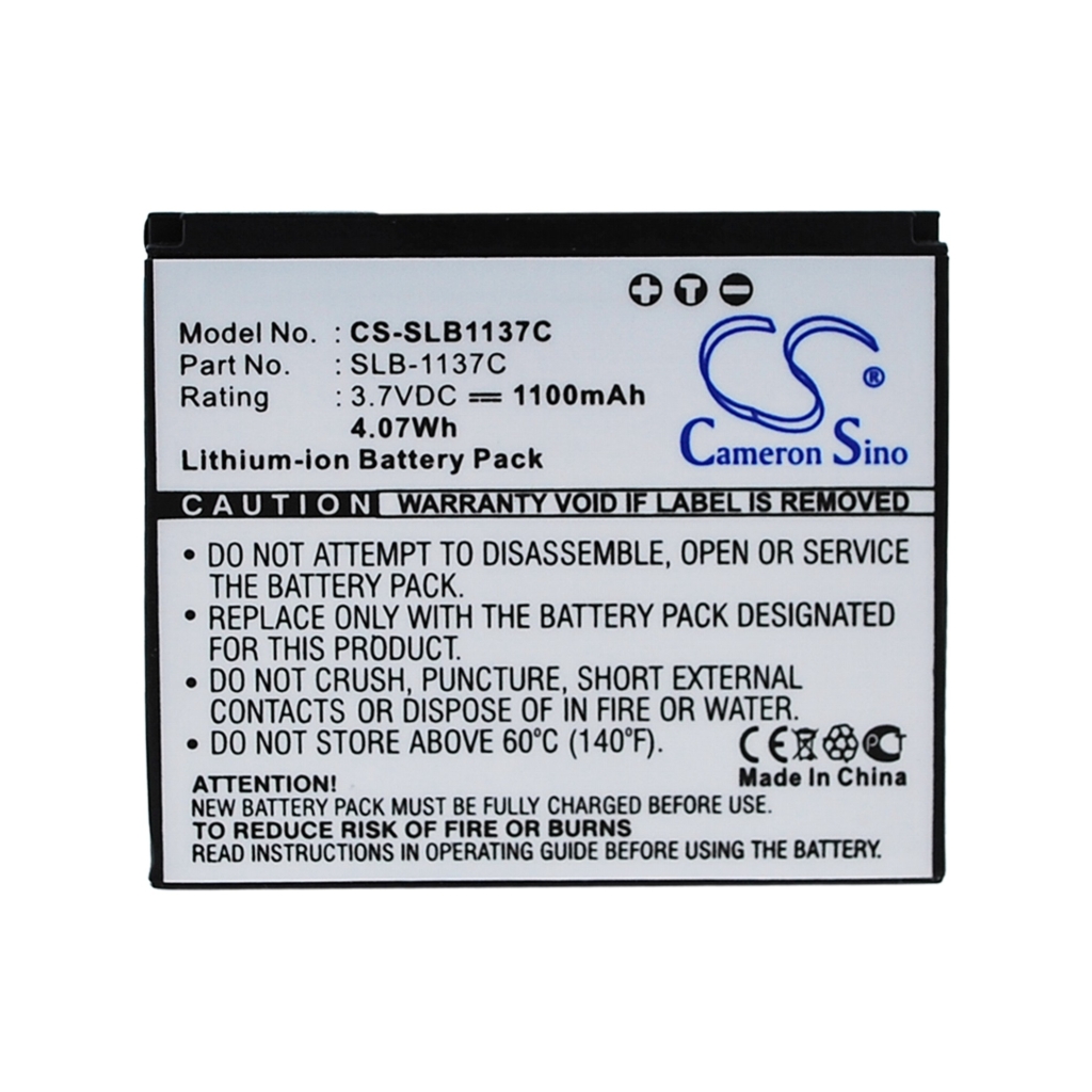 Batería Sustituye SLB-1137C
