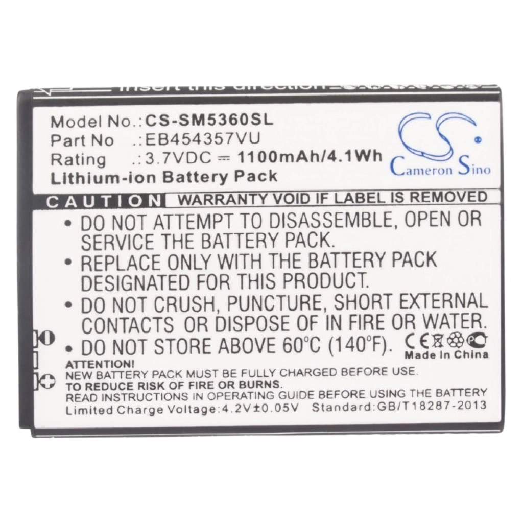Mobile Phone Battery Samsung GT-S3350CWAXEU