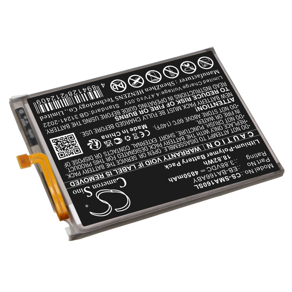 Batería del teléfono móvil Samsung CS-SMA160SL