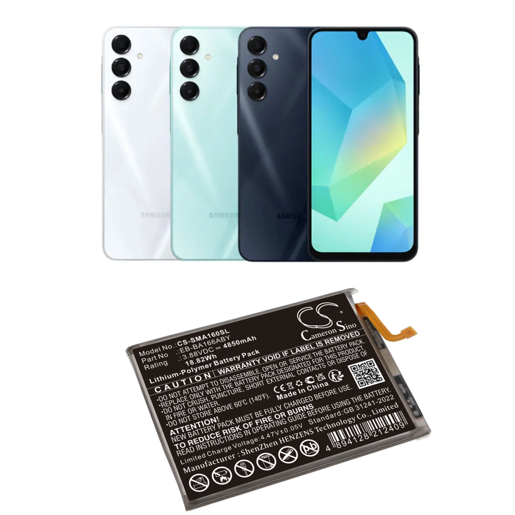Batería del teléfono móvil Samsung CS-SMA160SL