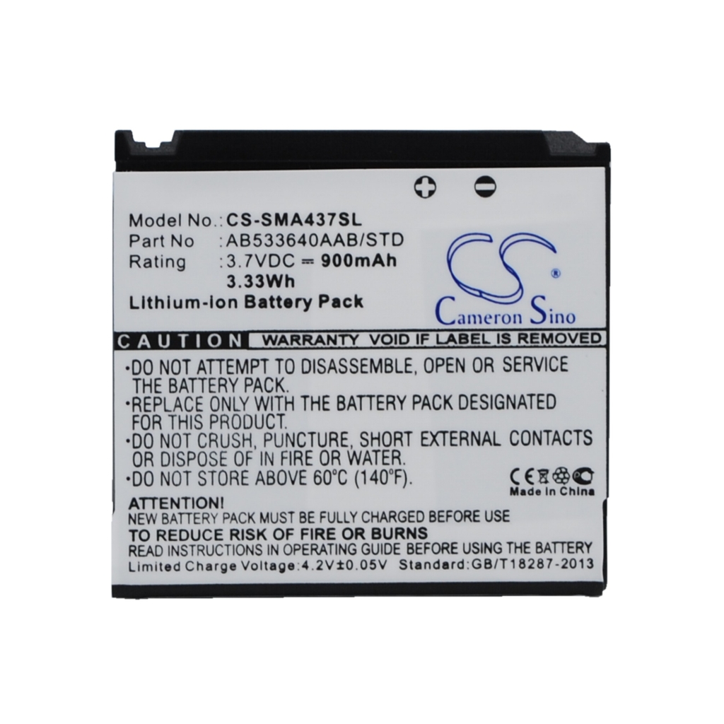 Batería compatible con Samsung CS-SMA437SL