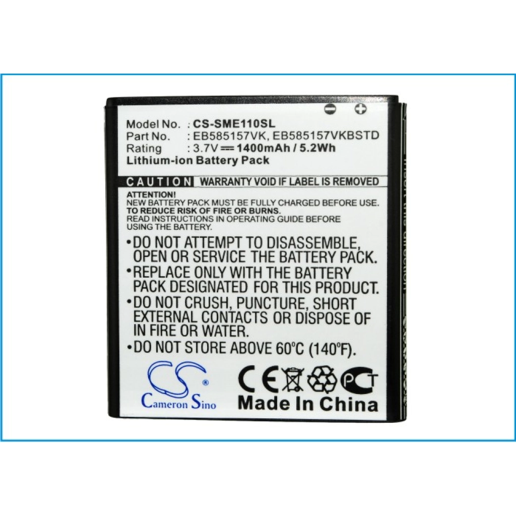 Batería del teléfono móvil Samsung CS-SME110SL