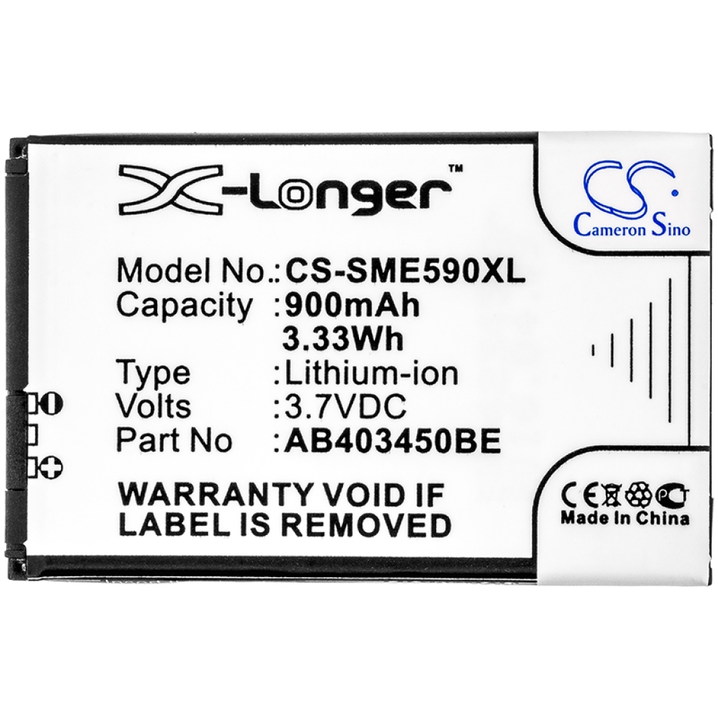 Batería compatible con Samsung CS-SME590XL