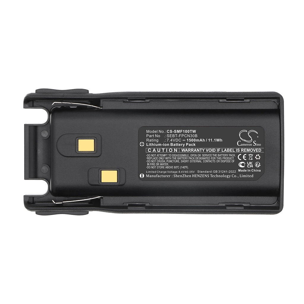Batería de radio de dos vías Samcom CS-SMF100TW
