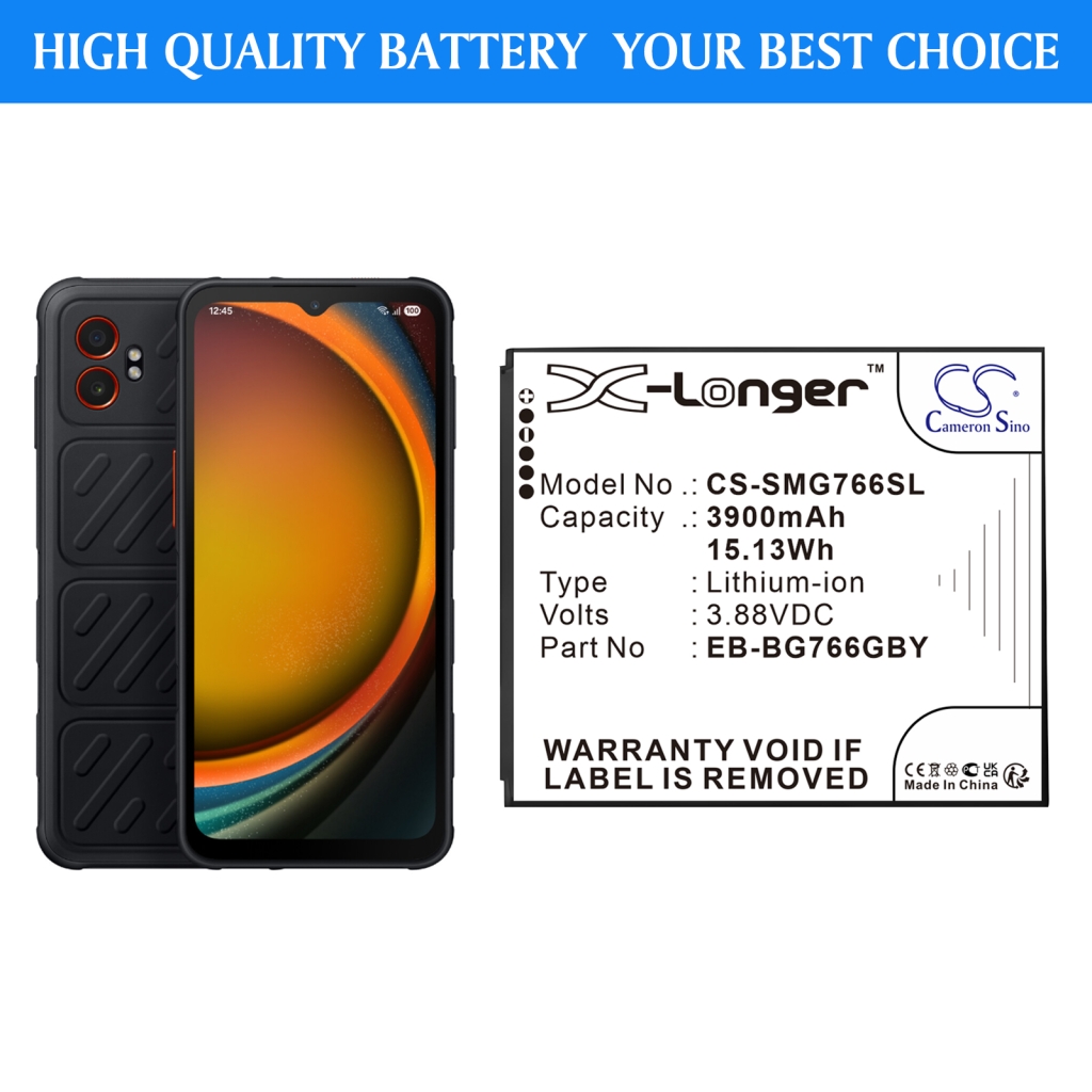 Batería del teléfono móvil Samsung CS-SMG766SL