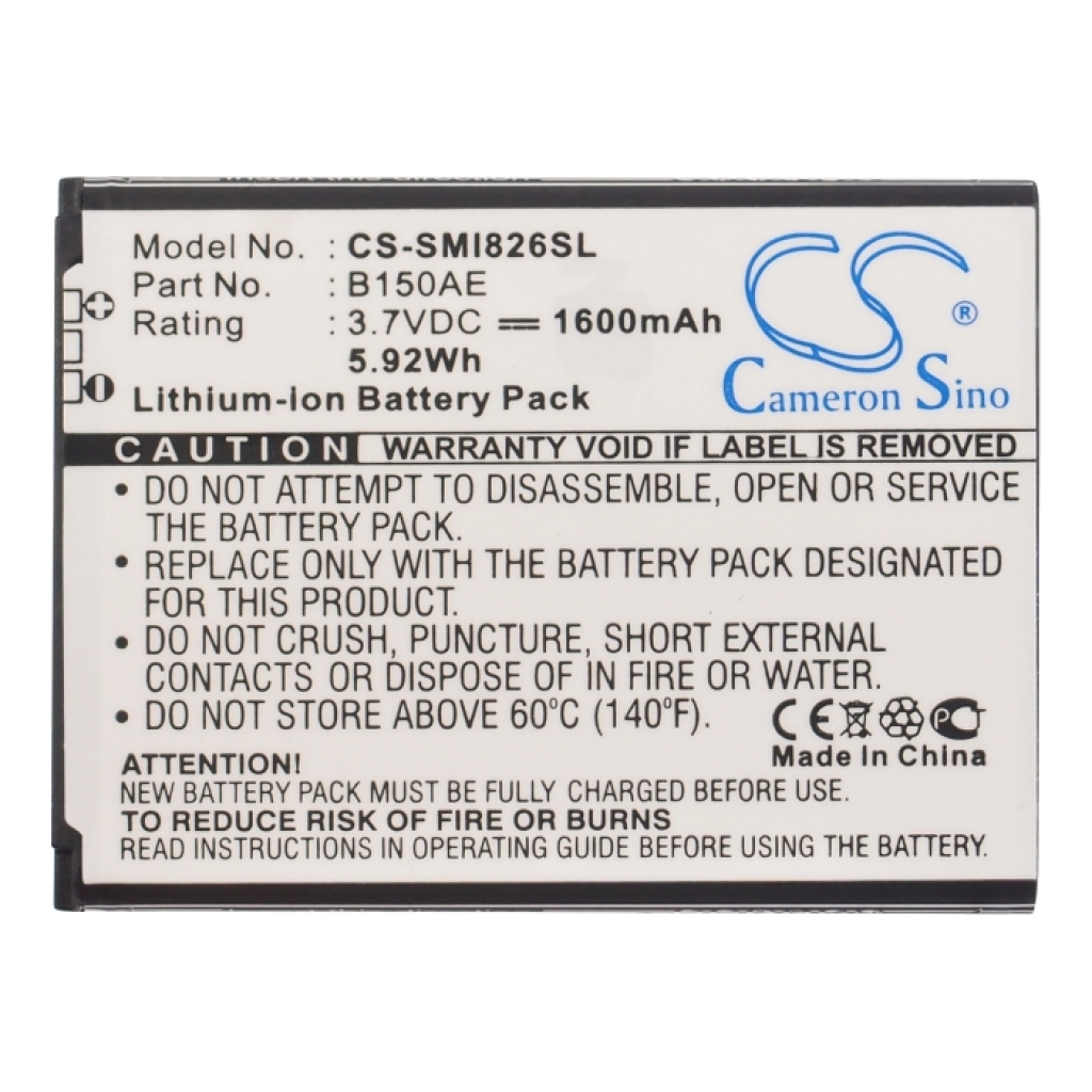 Batería del teléfono móvil Samsung CS-SMI826SL