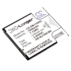 Reemplazo de batería compatible para Samsung EB-BJ100BBE,EB-BJ100BCE,EB-BJ100CBE,EB-BJ100CBZ,GH43-04412A
