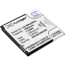 Reemplazo de batería compatible para Samsung EB-BG360BBE,EB-BG360CBC,EB-BG360CBE,EB-BG360CBU,EB-BG360CBZ