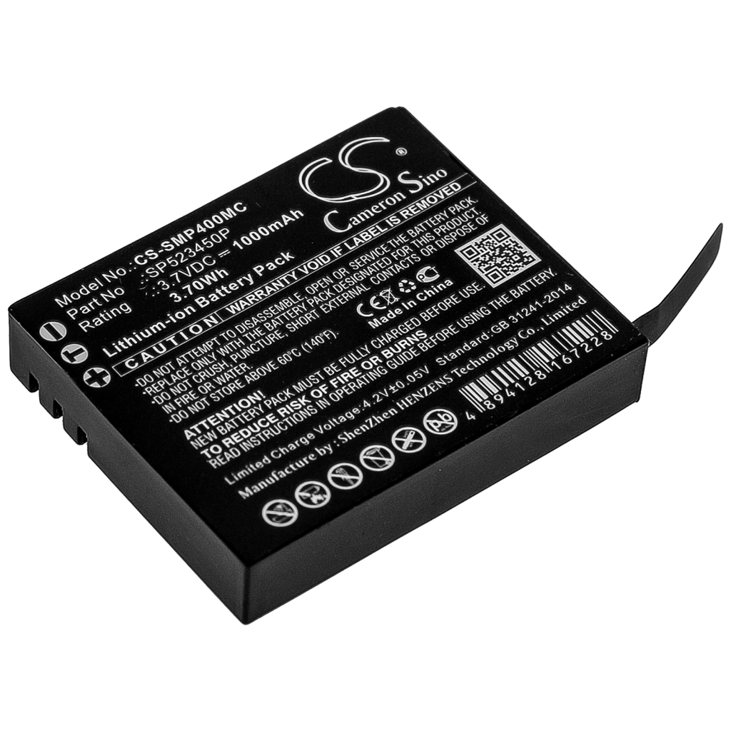 Batería de la cámara Supremo CS-SMP400MC