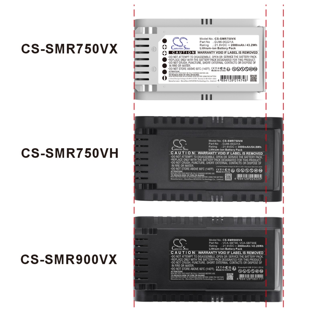 Batería compatible con Samsung CS-SMR750VX