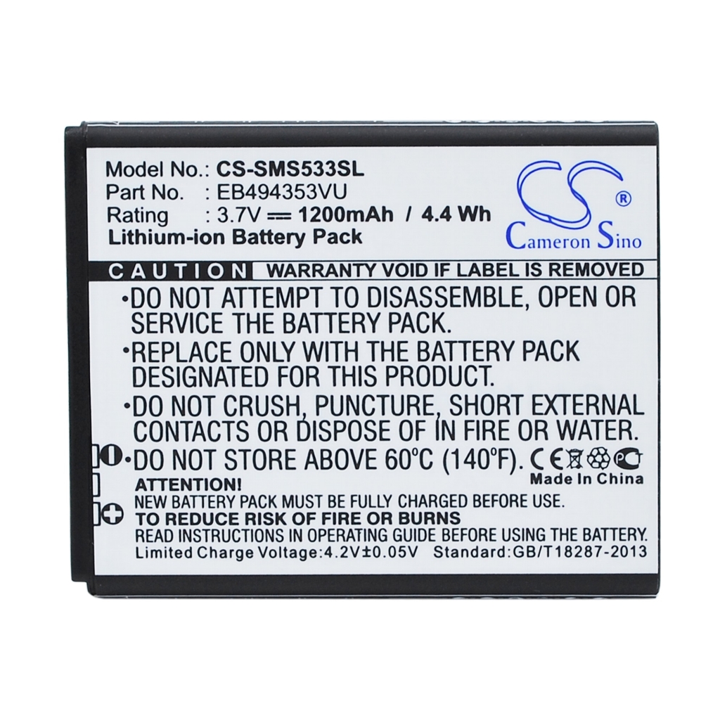 Batería del teléfono móvil Samsung Wave 575