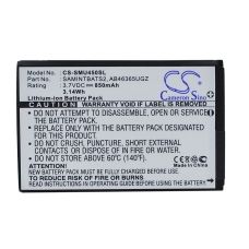 Reemplazo de batería compatible para Verizon AB463651GZ,AB463651GZBSTD,SAMINTBATS2