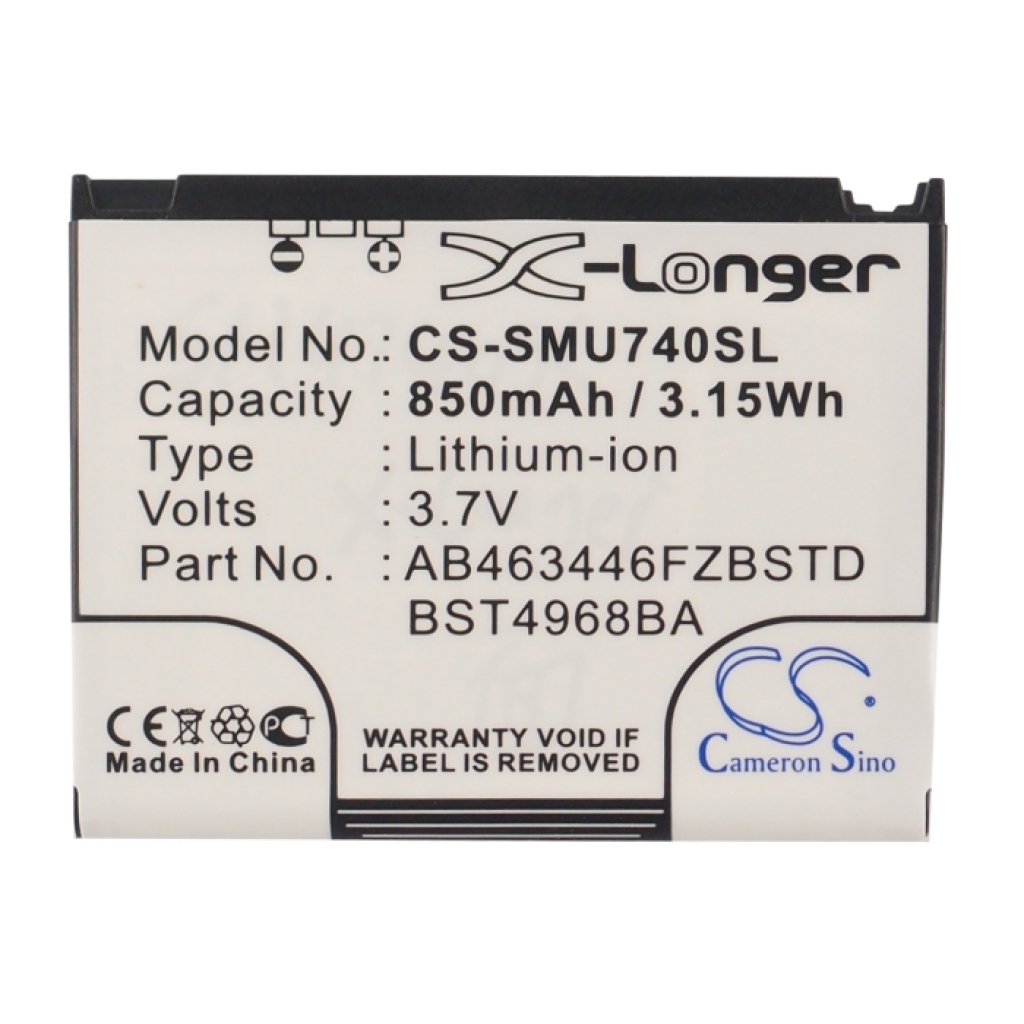 Batería compatible con Samsung CS-SMU740SL