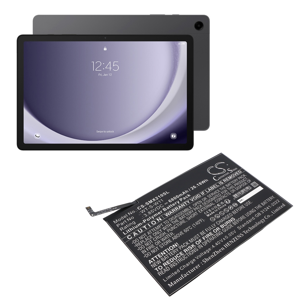 Batería de la tableta Samsung CS-SMX210SL
