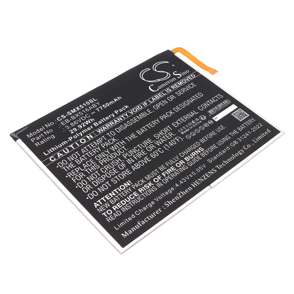Tablet Battery Samsung CS-SMX510SL