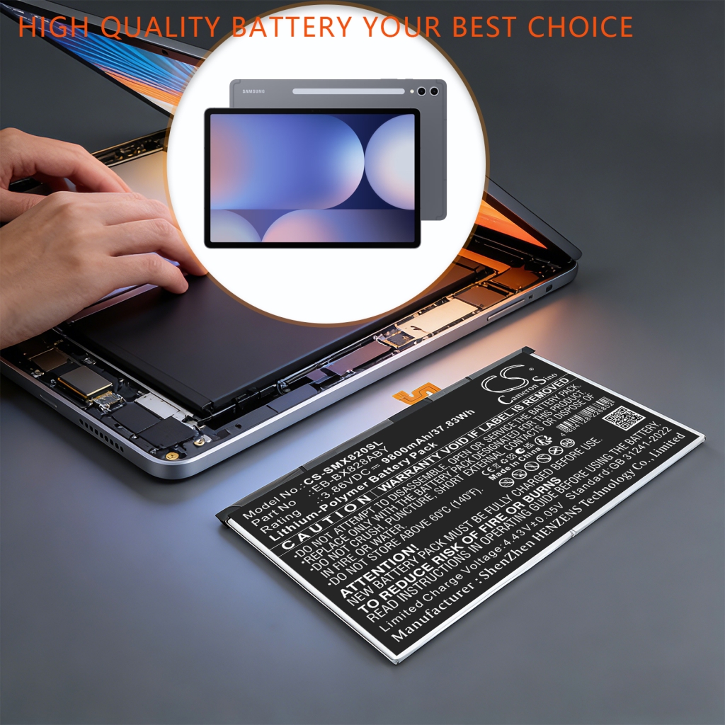 Batería compatible con Samsung CS-SMX820SL