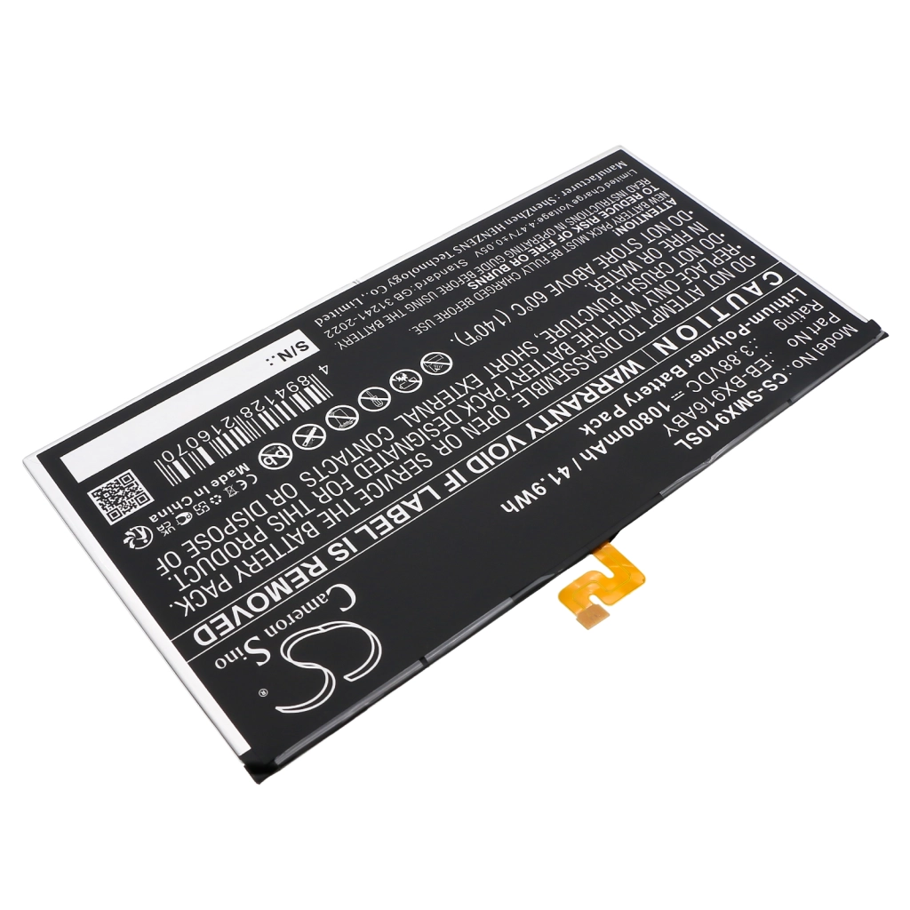 Batería de la tableta Samsung CS-SMX910SL