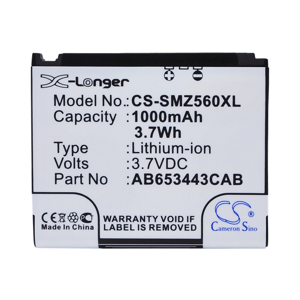 Batería compatible con Samsung CS-SMZ560XL