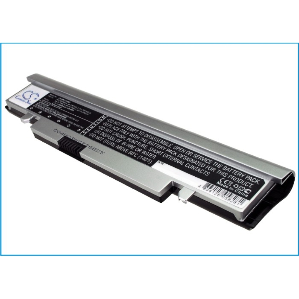 Cameron Sino CS-SNC210NT silver/black battery Samsung N210/N220 label view