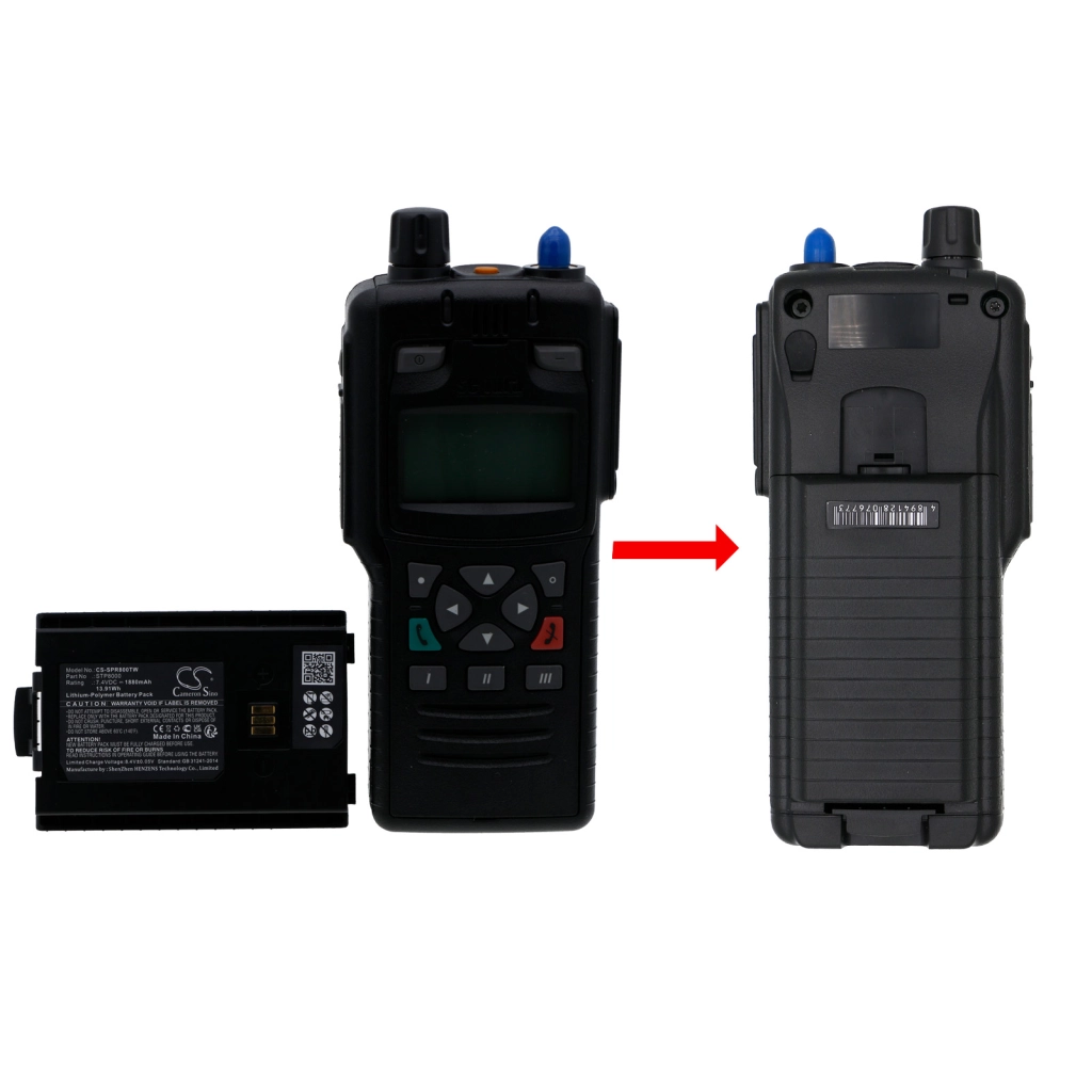 Two-Way Radio Battery Sepura STP8100