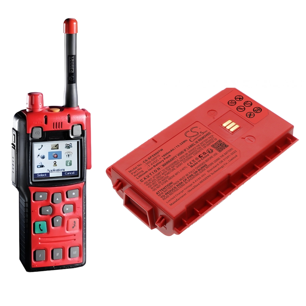 Batería de radio de dos vías Sepura CS-SPX800TW