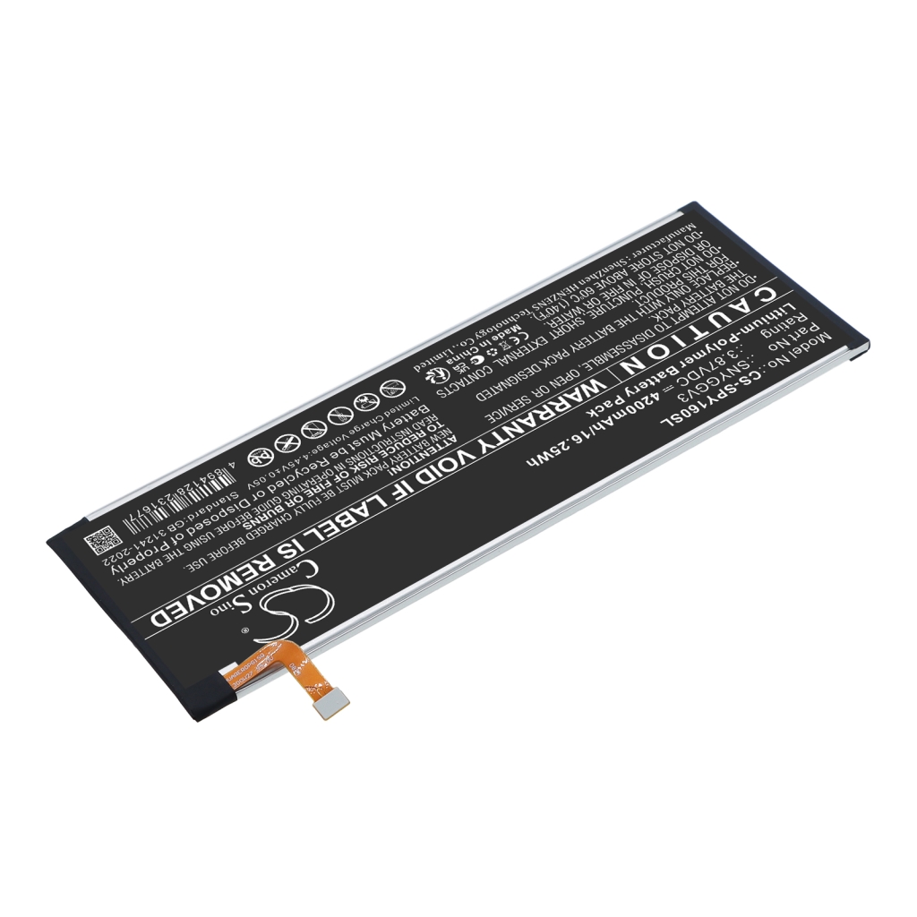 Baterías compatible con Sony CFI-Y1016 CFI-Y1016 CS-SPY160SL