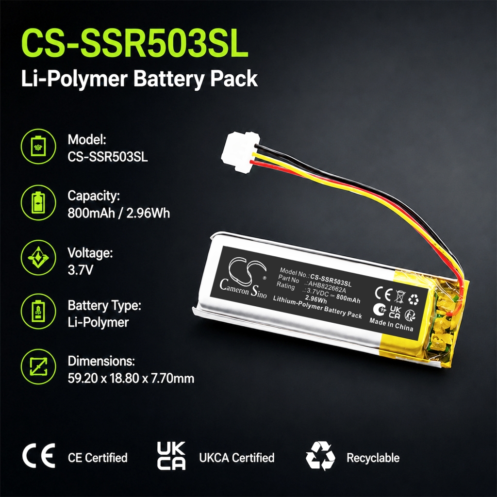 Batería compatible con Sena CS-SSR503SL