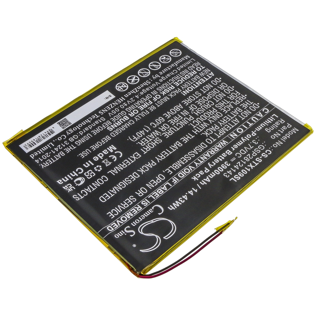 Battery compatible with Smartab
