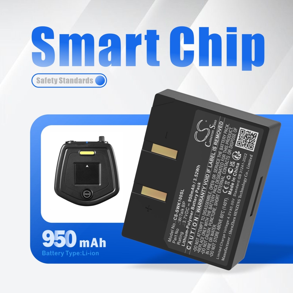 Batería para auriculares inalámbricos Saramonic CS-SWK100SL