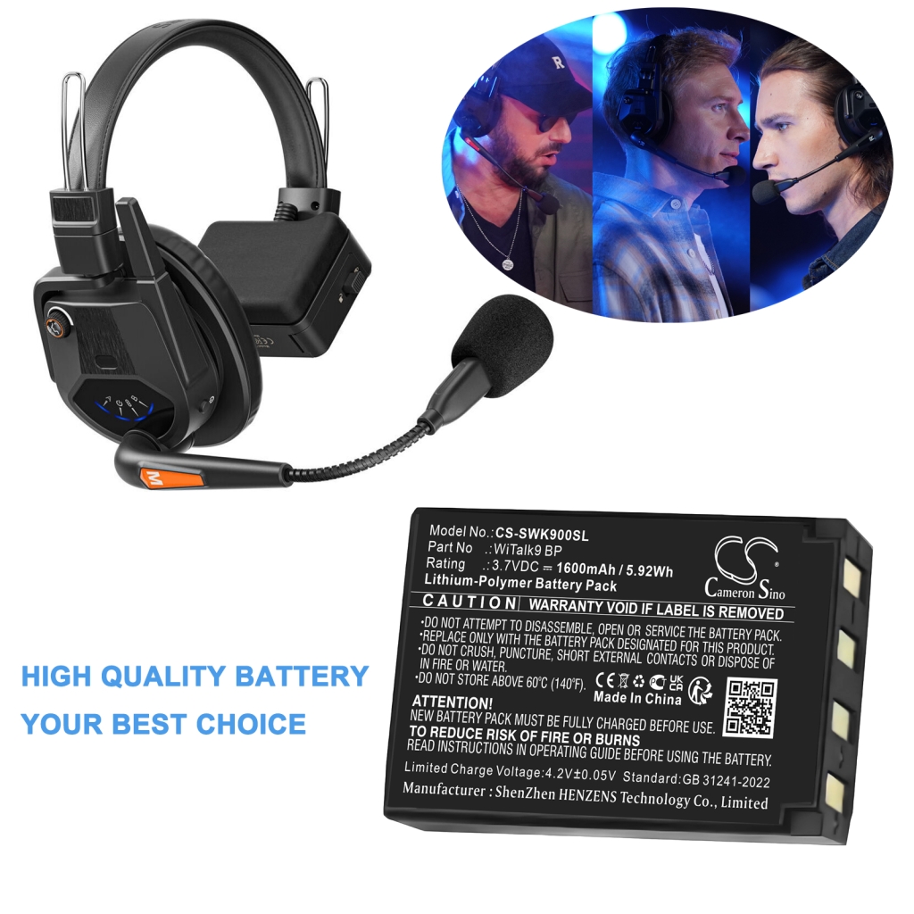 Batería para auriculares inalámbricos Saramonic CS-SWK900SL