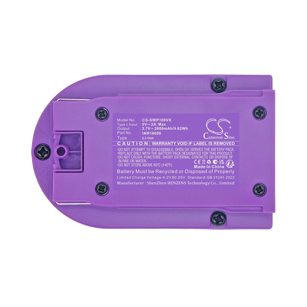 Baterías compatible con Swiffer Power Mop CS-SWP100VX