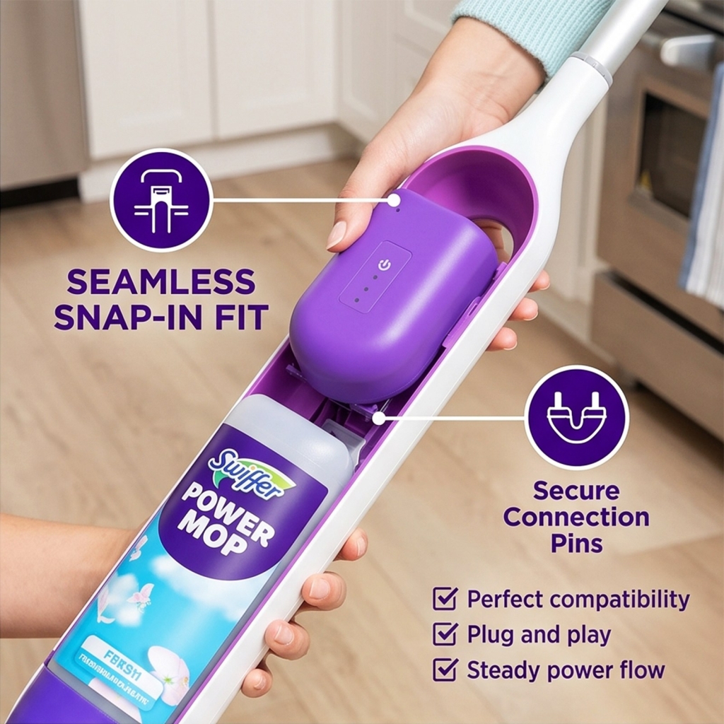 Baterías compatible con Swiffer Power Mop CS-SWP100VX
