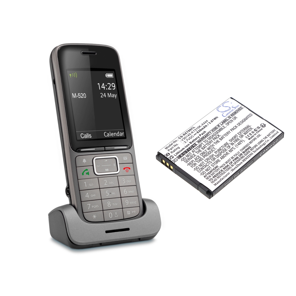 Batería para teléfono inalámbrico Openstage Unify Comfortel Gigaset CS-SX780CL