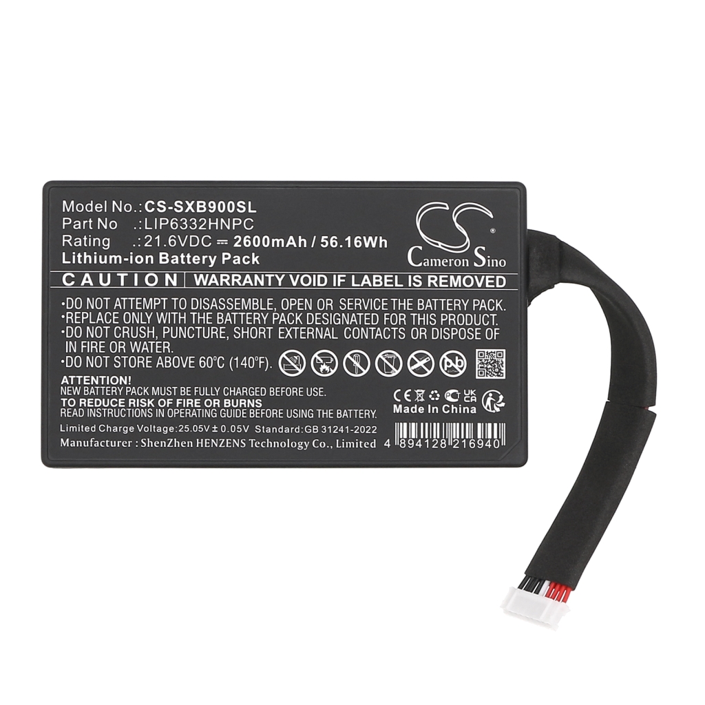 Batería del altavoz Sony CS-SXB900SL
