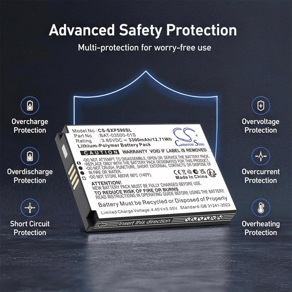 Batería compatible con Sonim CS-SXP590SL