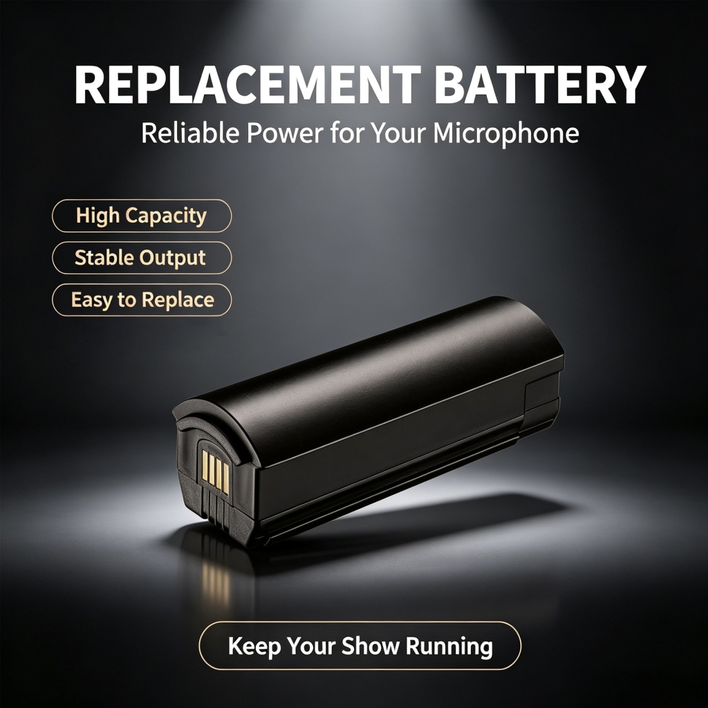 Batería compatible con Batería de micrófono