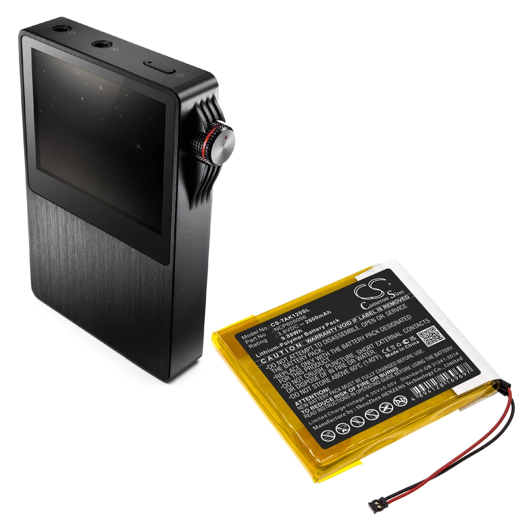 MP3, MP4, PMP Batería Astell&kern CS-TAK120SL