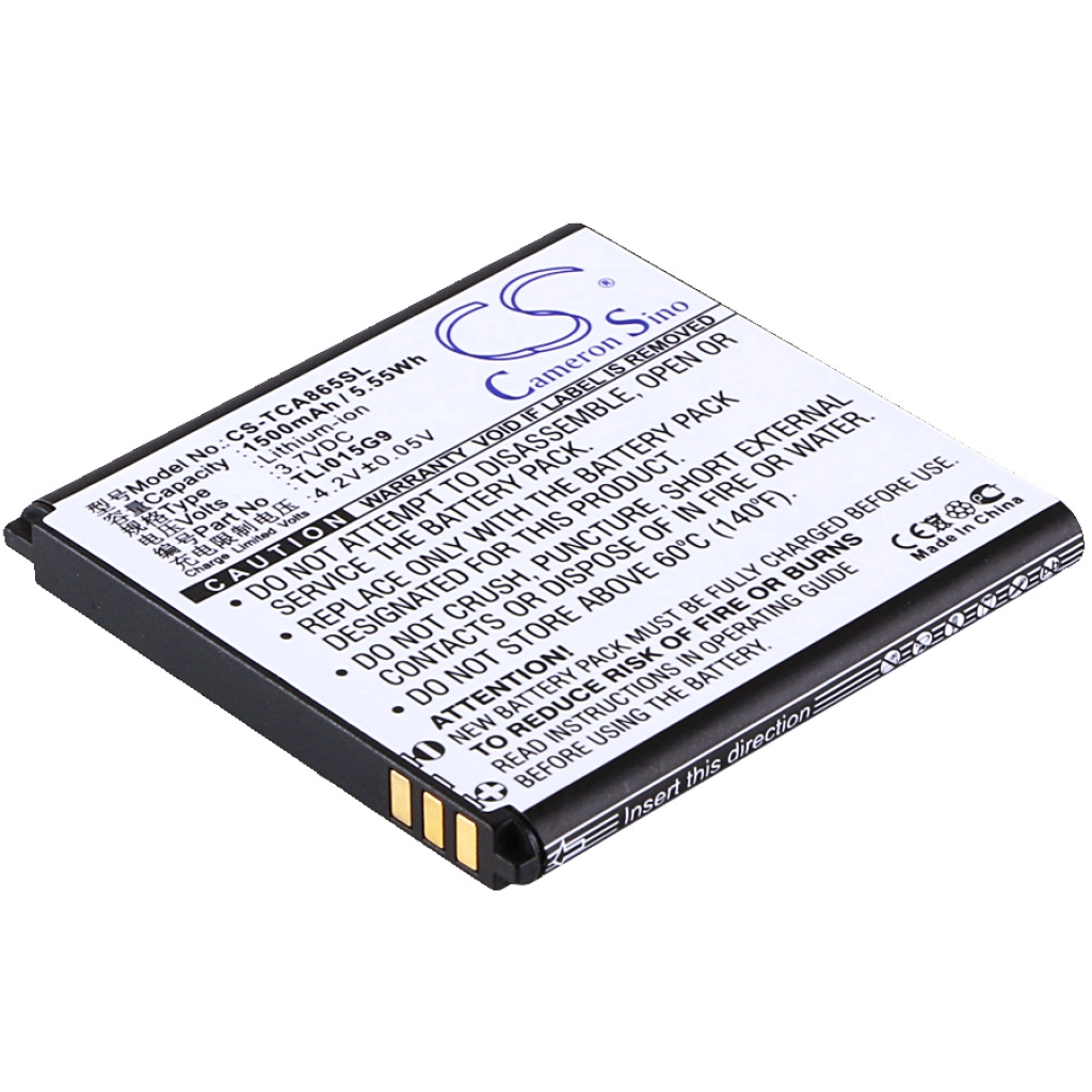 Batería del teléfono móvil TCL CS-TCA865SL