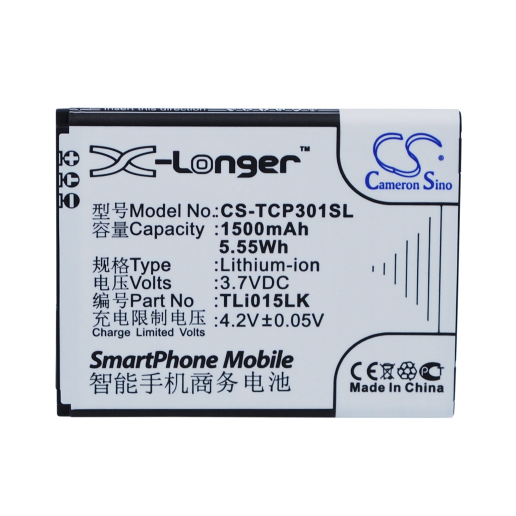 Battery compatible with Tcl