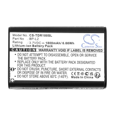 Reemplazo de batería compatible para Tascam BP-L2