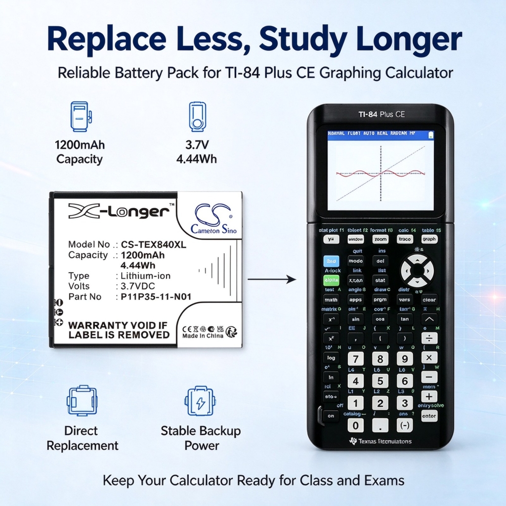 Batería compatible con Texas instruments