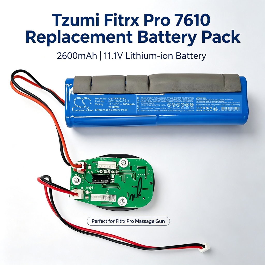 Baterías compatible con Tzumi Fitrx Pro 7610 CS-TFP761SL