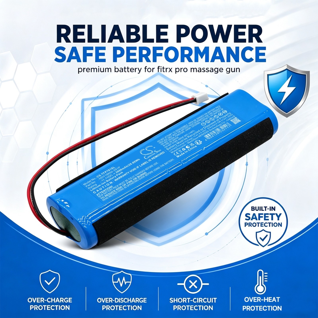 Baterías compatible con Tzumi Fitrx Pro 7610 CS-TFP761SL