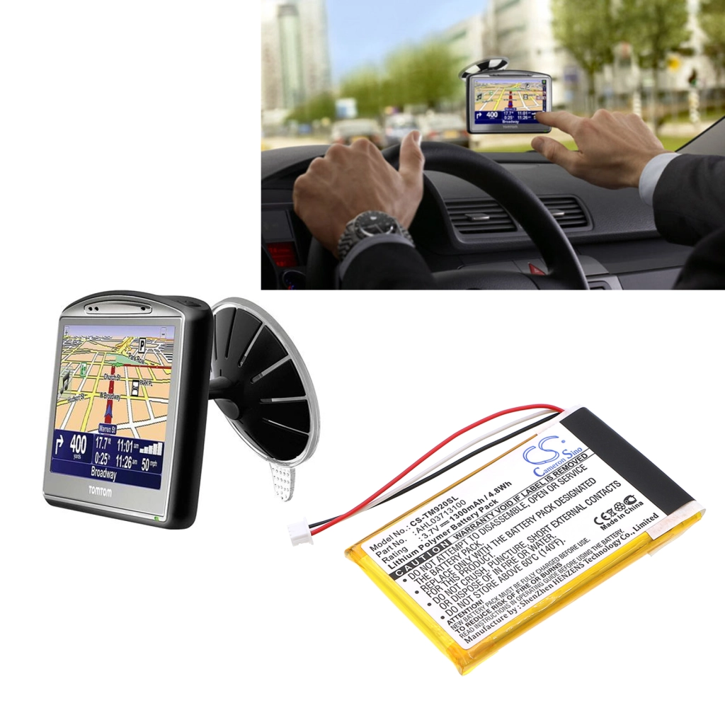 GPS, Batería del Navegador TomTom CS-TM920SL