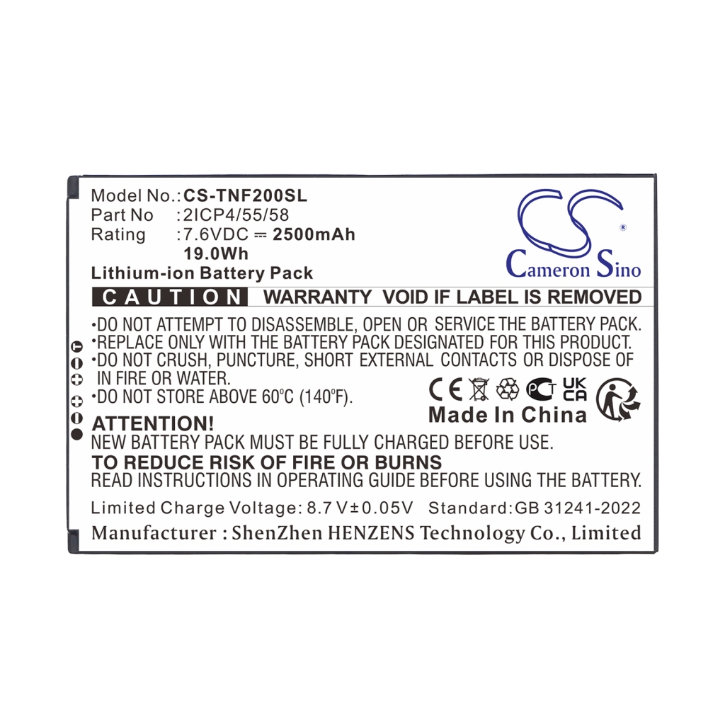 Payment Terminal Battery Feitian CS-TNF200SL